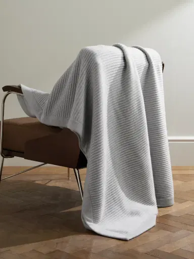 Brunello Cucinelli Ribbed Cashmere Blanket - Men | Thumbnail 1