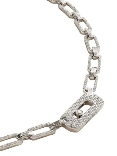 Messika My Move 18-karat White Gold Diamond Necklace | Thumbnail 1 Messika My Move 18-karat White Gold Diamond Necklace | Thumbnail 1