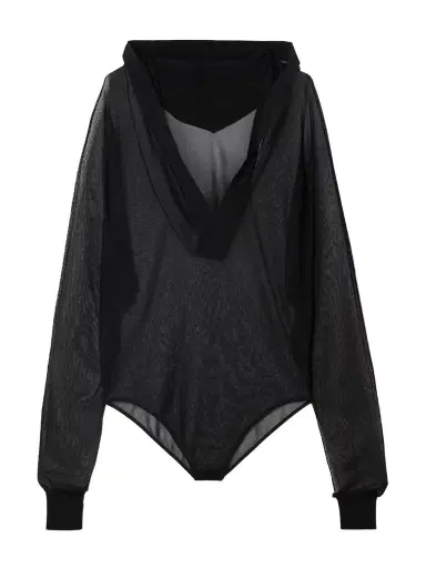 Alaïa Hooded Jersey Bodysuit | Thumbnail 1