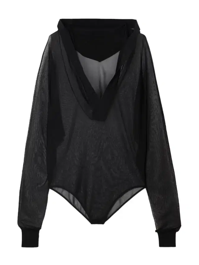 Alaïa Hooded Jersey Bodysuit