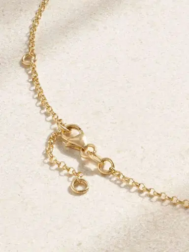 Foundrae Vivacity Stationary 18-karat Yellow And White Gold Necklace | Thumbnail 3