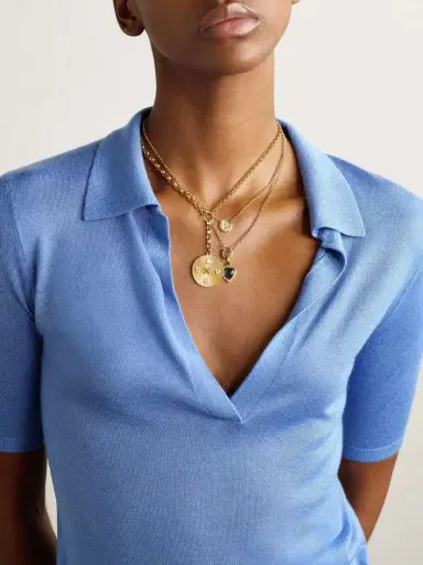 Foundrae Vivacity Stationary 18-karat Yellow And White Gold Necklace | Thumbnail 5