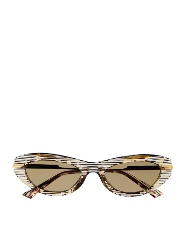 Bottega Veneta Eyewear Cat-eye Acetate And Gold-tone Sunglasses | Thumbnail 1 Bottega Veneta Eyewear Cat-eye Acetate And Gold-tone Sunglasses | Thumbnail 1