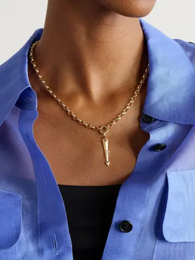 Foundrae Arrow 18-karat Gold Diamond Pendant | Thumbnail 2 Foundrae Arrow 18-karat Gold Diamond Pendant | Thumbnail 2