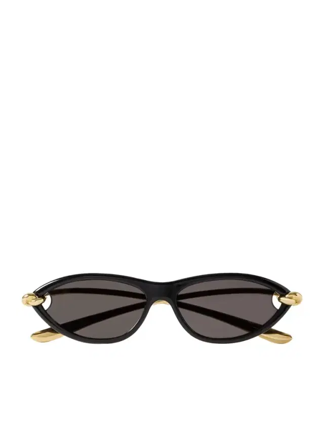 New Knot Cat-eye Acetate And Gold-tone Sunglasses