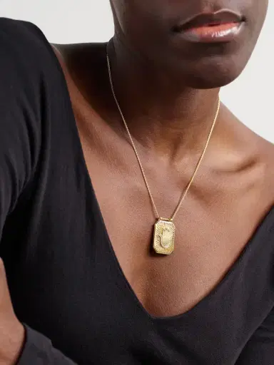 Marie Lichtenberg Hand Scapular 18-karat Gold Diamond Necklace | Thumbnail 2 Marie Lichtenberg Hand Scapular 18-karat Gold Diamond Necklace | Thumbnail 2
