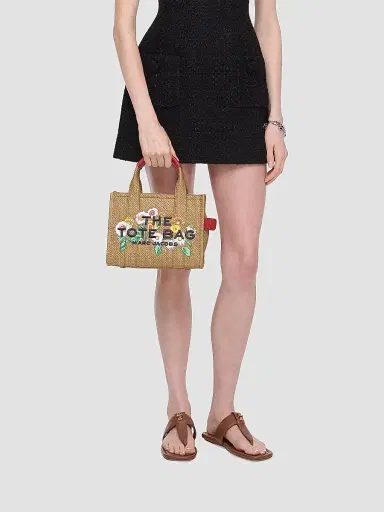 Marc Jacobs Women's The Daisy Woven Small Tote Bag - Natural | Thumbnail 2