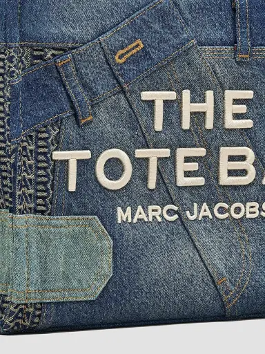 Marc Jacobs Women's The Deconstructed Denim Medium Tote Bag | Thumbnail 5
