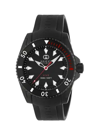 Gucci Men's Dive Stainless Steel & Rubber Watch/40MM - Black | Thumbnail 1 Gucci Men's Dive Stainless Steel & Rubber Watch/40MM - Black | Thumbnail 1