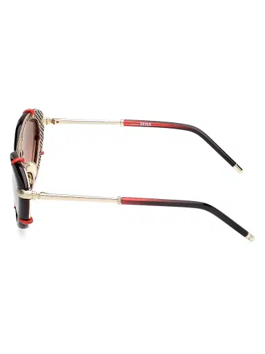 Christian Louboutin Women's 54MM Metal Sunglasses - Gold Black Red | Thumbnail 3 Christian Louboutin Women's 54MM Metal Sunglasses - Gold Black Red | Thumbnail 3