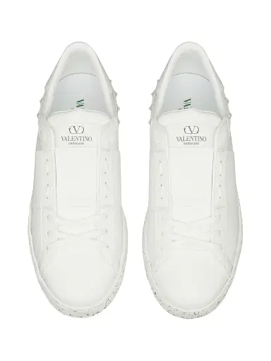 Valentino Garavani Men's Open For A Change Sneakers In Bio-Based Material - White | Thumbnail 4