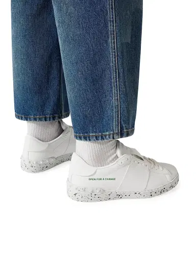 Valentino Garavani Men's Open For A Change Sneakers In Bio-Based Material - White | Thumbnail 6
