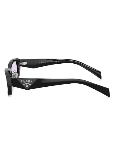 Prada Women's 55MM Rectangular Sunglasses | Thumbnail 3
