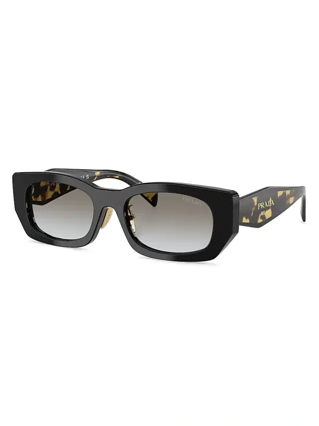 Prada Women's 53MM Pillow Sunglasses - Black Gradient