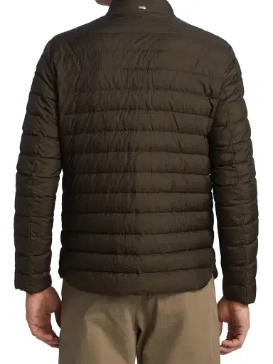 Herno Men's Quilted Patch Pocket Jacket - Military | Thumbnail 5