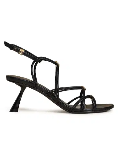 Khaite Women's Louisa 65MM Strappy Leather Sandals - Black | Thumbnail 1