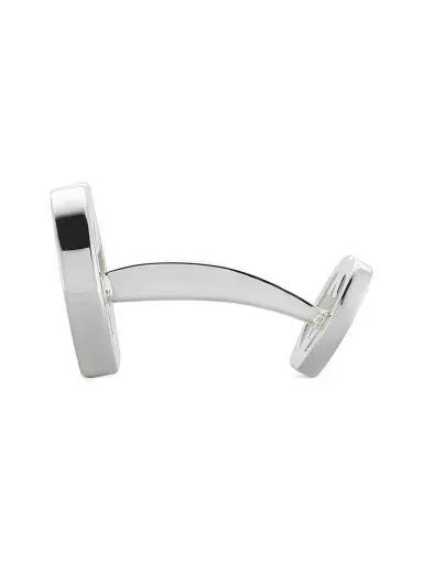 Gucci Men's Interlocking G Sterling Silver Cufflinks | Thumbnail 4
