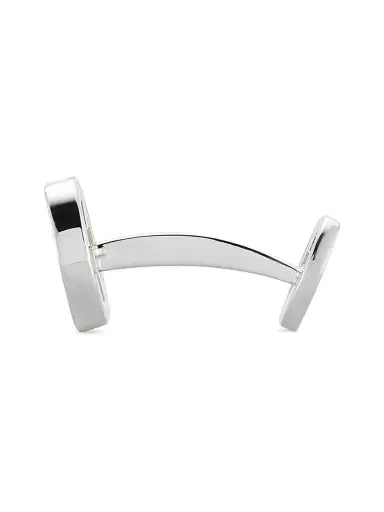 Gucci Men's Interlocking G Sterling Silver Cufflinks - Silver | Thumbnail 4
