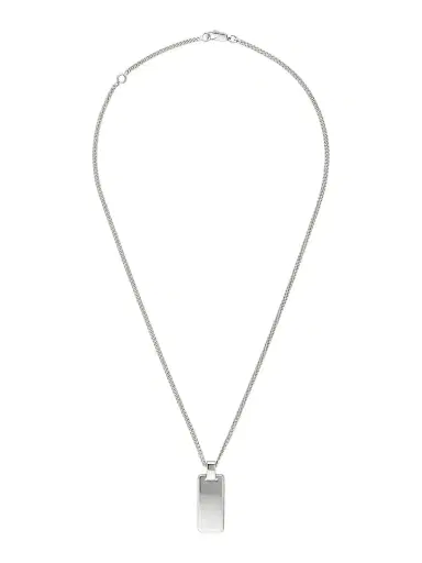 Gucci Men's  Signature Sterling Silver Pendant Necklace - Silver | Thumbnail 3