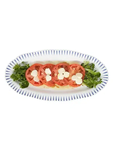 Juliska Sitio Stripe Hostess Tray - Blue | Thumbnail 2