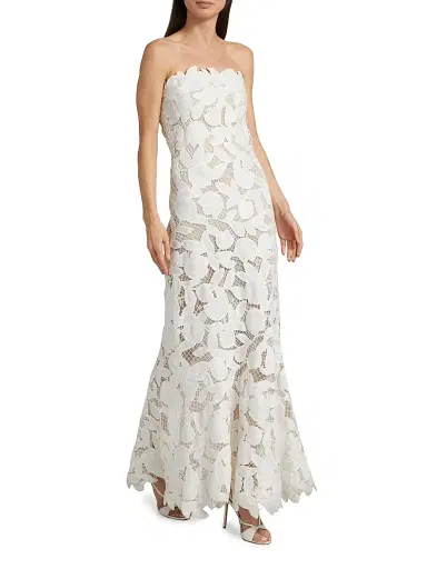 Simkhai Women's Valletta Bustier Midi-Dress | Thumbnail 2 Simkhai Women's Valletta Bustier Midi-Dress | Thumbnail 2