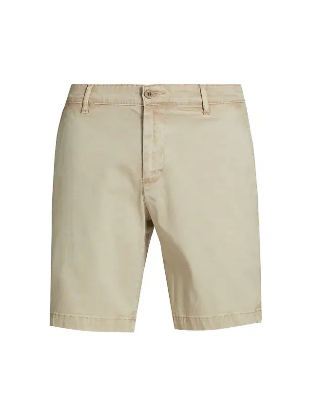 AG Jeans Men's Wanderer Sueded Sateen Shorts - Sulfur Coastal Pebble