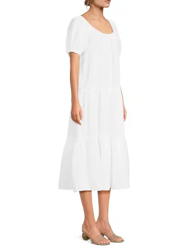 Lilly Pulitzer Women's Zemimi Crinkled Cover-Up Midi-Dress - Resort White - Size XL | Thumbnail 4 Lilly Pulitzer Women's Zemimi Crinkled Cover-Up Midi-Dress - Resort White - Size XL | Thumbnail 4