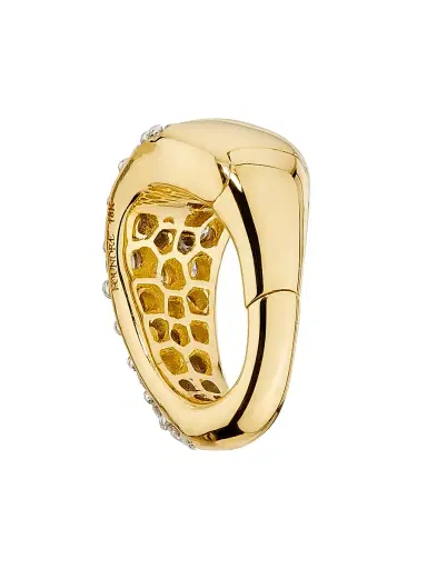 Foundrae Women's 18K Yellow Gold & 0.12 TCW Diamond Bail - White Gold | Thumbnail 3 Foundrae Women's 18K Yellow Gold & 0.12 TCW Diamond Bail - White Gold | Thumbnail 3