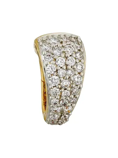 Foundrae Women's 18K Yellow Gold & 0.12 TCW Diamond Bail - White Gold | Thumbnail 1 Foundrae Women's 18K Yellow Gold & 0.12 TCW Diamond Bail - White Gold | Thumbnail 1