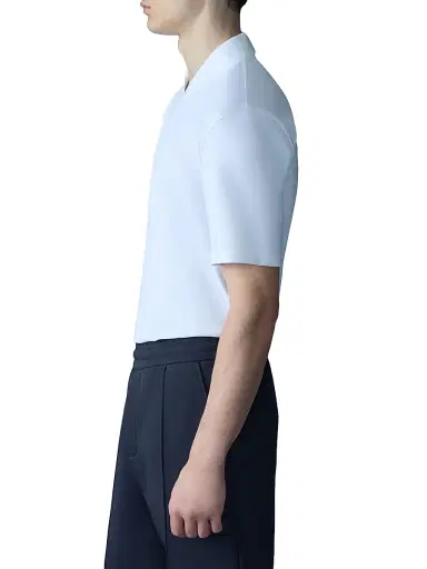 Mackage Men's Marco Cotton Polo Shirt - White - Size XXL | Thumbnail 4