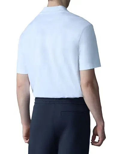 Mackage Men's Marco Cotton Polo Shirt - White - Size XXL | Thumbnail 5