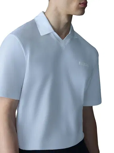 Mackage Men's Marco Cotton Polo Shirt - White - Size XXL | Thumbnail 6