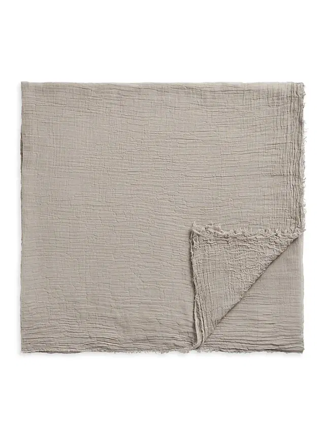Toteme Women's Crinkled Cotton Wrap Scarf - Desert