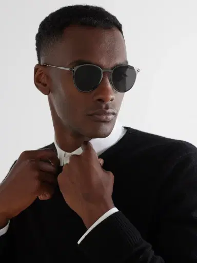 DIOR Eyewear DiorBlackSuit R8U Round Metal Sunglasses - Men | Thumbnail 2 DIOR Eyewear DiorBlackSuit R8U Round Metal Sunglasses - Men | Thumbnail 2