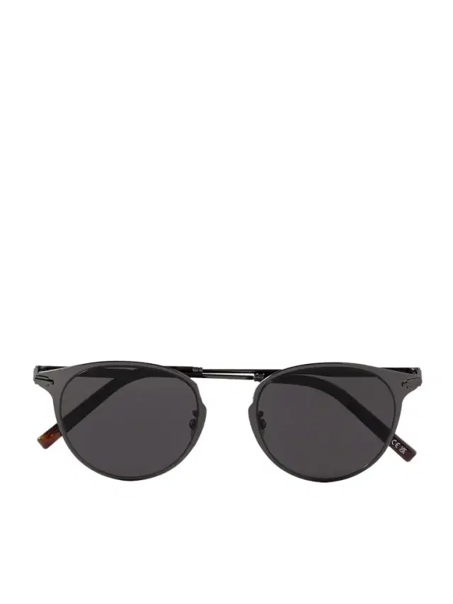 DIOR Eyewear DiorBlackSuit R8U Round Metal Sunglasses - Men