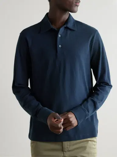 MR P. Cotton-Piqué Polo Shirt - Men | Thumbnail 3