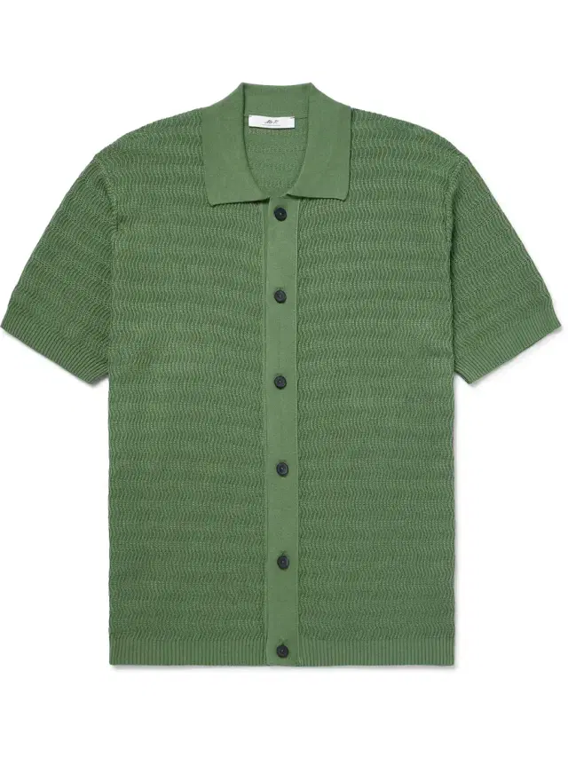 MR P. Textured-Knit Cotton Shirt - Men