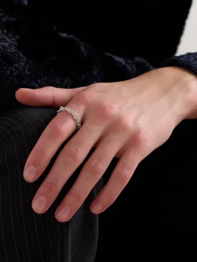Greg Yuna Umlaut Sterling Silver Ring - Men | Thumbnail 2 Greg Yuna Umlaut Sterling Silver Ring - Men | Thumbnail 2