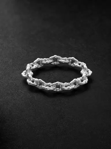 Greg Yuna Umlaut Sterling Silver Ring - Men | Thumbnail 3 Greg Yuna Umlaut Sterling Silver Ring - Men | Thumbnail 3