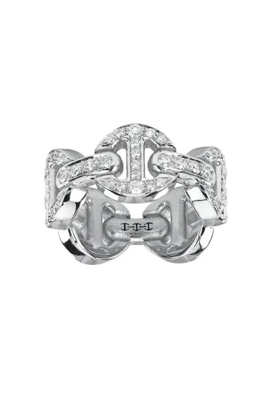 Hoorsenbuhs Classic Tri-Link Antiquated Ring | Thumbnail 1 Hoorsenbuhs Classic Tri-Link Antiquated Ring | Thumbnail 1