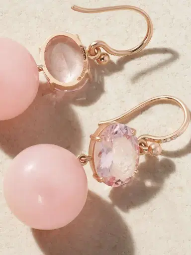 Irene Neuwirth Gumball 18-karat Rose Gold Multi-stone Earrings | Thumbnail 3