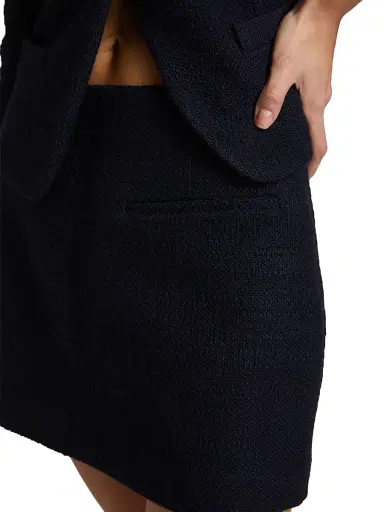 A.L.C. Women's Cowan Bouclé A-Line Miniskirt - Deep Navy | Thumbnail 6 A.L.C. Women's Cowan Bouclé A-Line Miniskirt - Deep Navy | Thumbnail 6