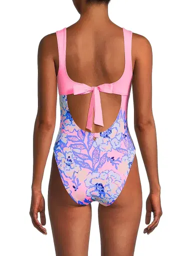 Lilly Pulitzer Women's Cashel One-Piece Swimsuit - Multi Totally Koalafied - Size 12 | Thumbnail 5 Lilly Pulitzer Women's Cashel One-Piece Swimsuit - Multi Totally Koalafied - Size 12 | Thumbnail 5