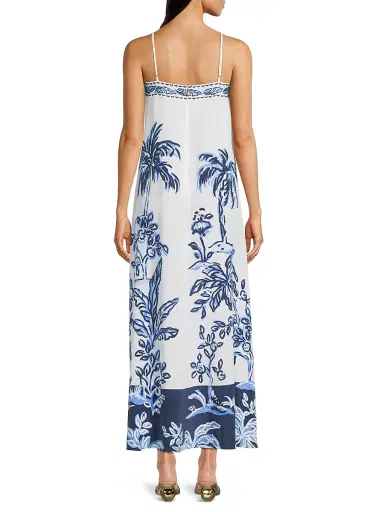 Lilly Pulitzer Women's Jesslyn Silk Maxi Slip Dress | Thumbnail 5 Lilly Pulitzer Women's Jesslyn Silk Maxi Slip Dress | Thumbnail 5