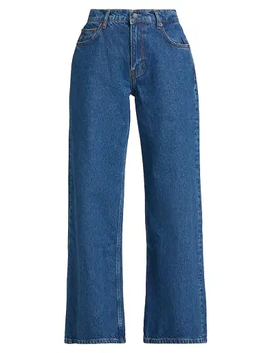 Reformation Women's Cary Low-Rise Slouchy Wide-Leg Jeans - Cleary - Size 31 | Thumbnail 1