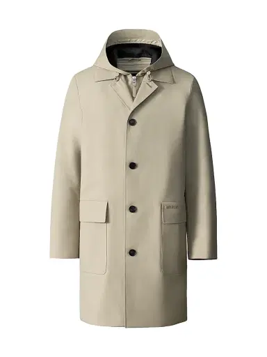 Mackage Men's Mathias 3-In-1 Balmacaan Coat - Light Camel - Size 48 | Thumbnail 1