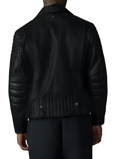 Mackage Men's Kenneth Leather Perfecto Biker Jacket - Black - Size 46 | Thumbnail 5 Mackage Men's Kenneth Leather Perfecto Biker Jacket - Black - Size 46 | Thumbnail 5
