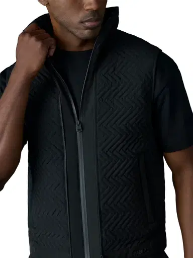 Mackage Men's Barrett 3-In-1 Quilted Hybrid Light Jacket - Black | Thumbnail 8