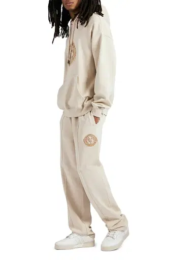 Avirex Men's Gold Club Logo Cotton Fleece Hoodie - Birch - Size Small | Thumbnail 2