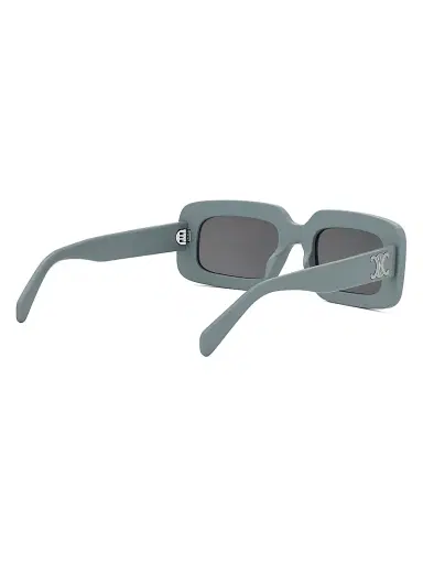 CELINE Men's Triomphe 54mm Rectangular Sunglasses - Grey Smoke | Thumbnail 6 CELINE Men's Triomphe 54mm Rectangular Sunglasses - Grey Smoke | Thumbnail 6